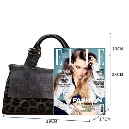 Genuine Leather Tote Handbags Travel Tote Ladies Shoulder Weekend Bags