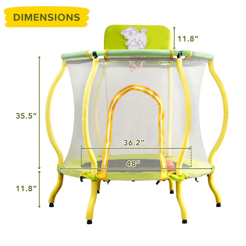 4-foot children's trampoline - shipped from the United States
