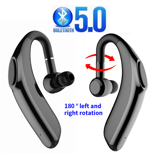 Wireless Bluetooth 5.1 Earpiece Noise Cancelling Driving Trucker Headset Earbuds