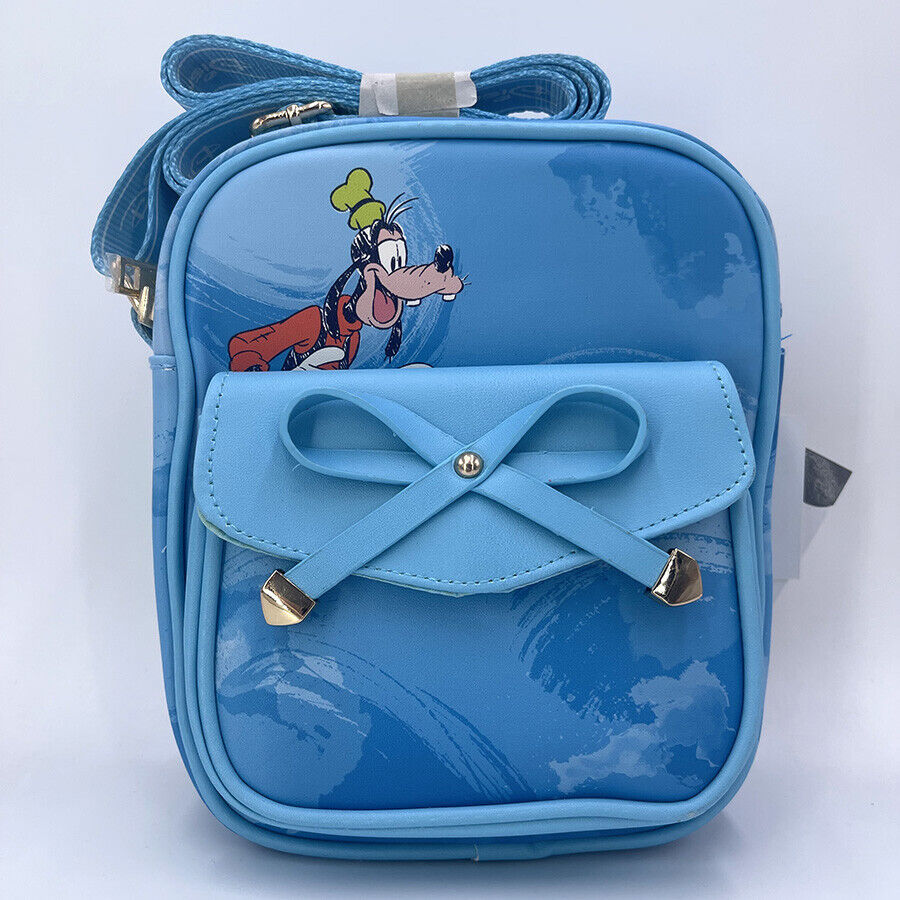 Disney Pluto Goofy Mickey and Friends 8.5" Lady Purse Crossbody Bag