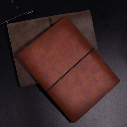 Notebook Soft Cover Spiral Diary Agenda Journal Planner Notepad A5 B5 PU Leather