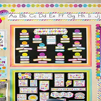 Teacher Created Resources Brights 4Ever Alphabet Line Bulletin Board Multi