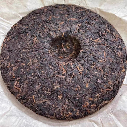 357g Gold Award Lotus Fragrance Pu'er Tea 2005 Banzhang Golden Bud Cake Tea