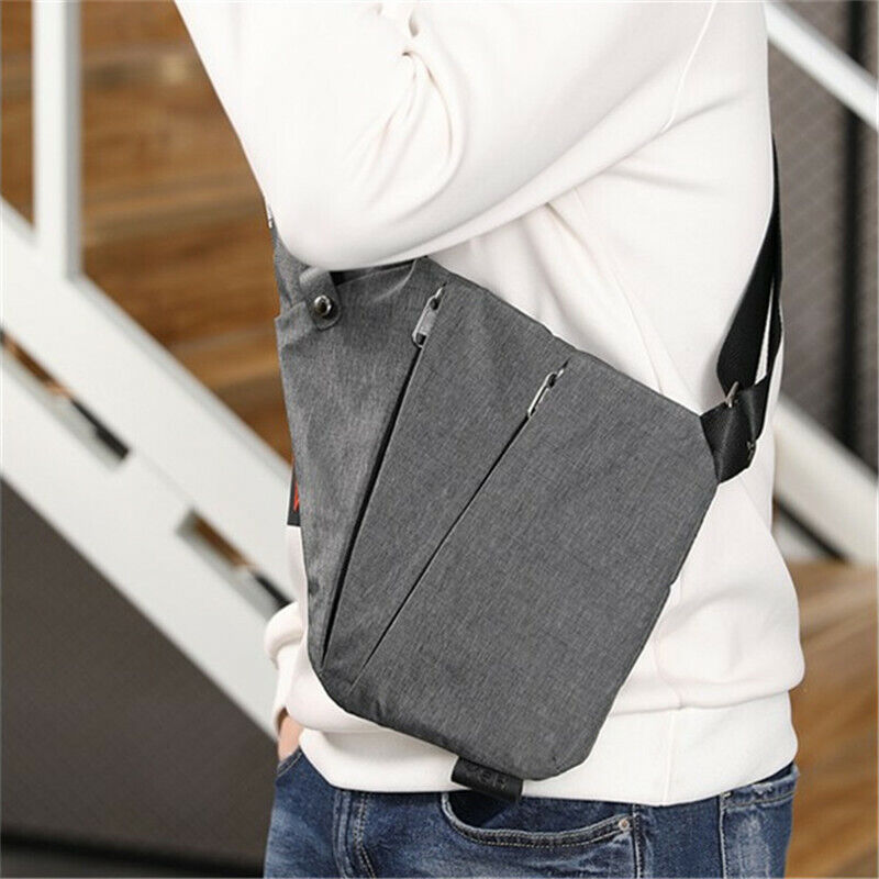 Male Nylon Bags Men's Waterproof Shoulder Bags Chest Bag Crossbody Bag Business