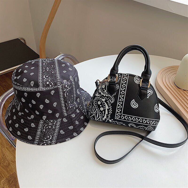 PU Leather Small Crossbody Shoulder Bag Women Handbags Ladies Flower Hats