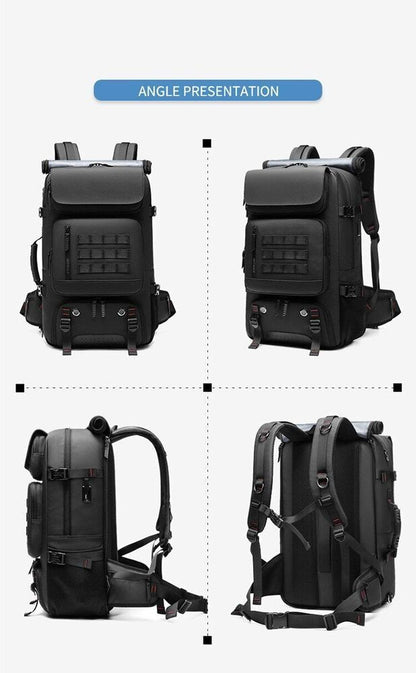 60L backpack Men Mountaineering bag Laptop Backpack Backpack Shoe bag