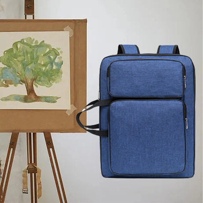 Backpack Multifunctional Artist Portfolio Carry Drawing Board Tool Shoulder Bag