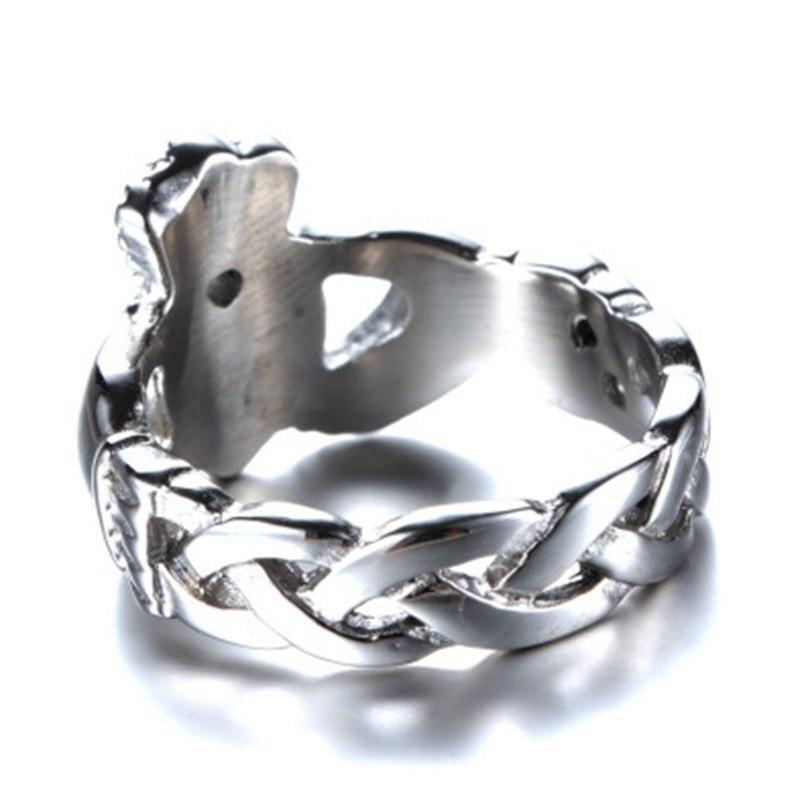Ring Celtic Irish Claddagh Wedding Crown Heart Band Men Women Fashion Jewelry