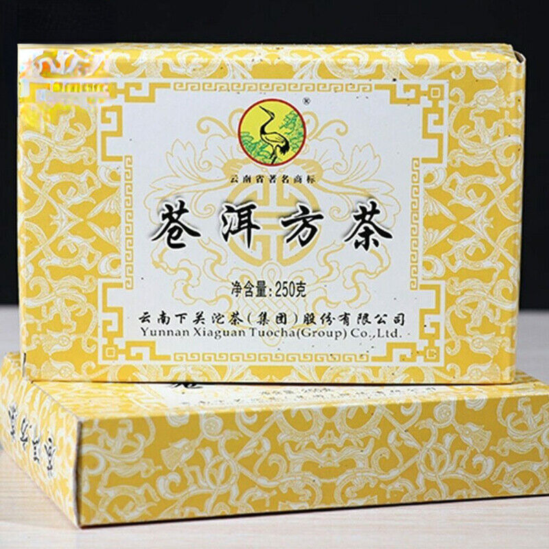 2011 Xiaguan Sheng Raw Puerh Tea Cang Er Fangzhuan Brick Aged Raw Puer 250g