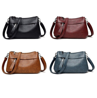 Women's Leather Shoulder Crossbody Bag Lady Satchel Tote Bag Messenger Large
