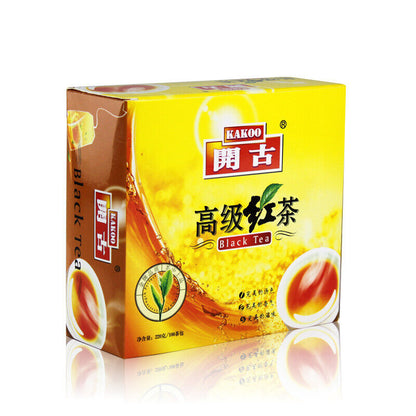220g Kai Gu 100pcs Boxed Double Piece Premium Black Tea Yunnan Black Tea Bags