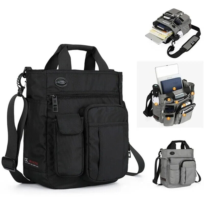 Men's Shoulder Messenger Bag Travel Handbag Large Capacity Storage Bags