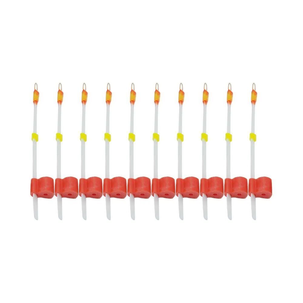 10pcs Waterproof High Intensity Ice Fishing Pole Rod Top Tips Tackle Tool Set