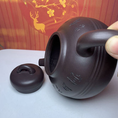 Vintage Chinese Yixing Purple Clay Teapot Zisha Ceremony Teaware Collection Rare