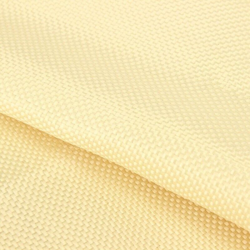 200gsm Fabric Woven Aramid Fiber Cloth Plain 100cm/39.4'' Width Yellow