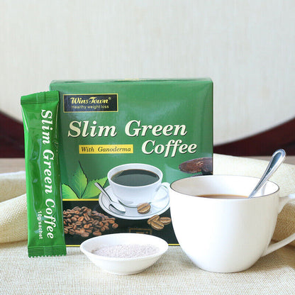 Slimming Green Coffee with Ganoderma for Weight Control Slimming 18 Packs/Box