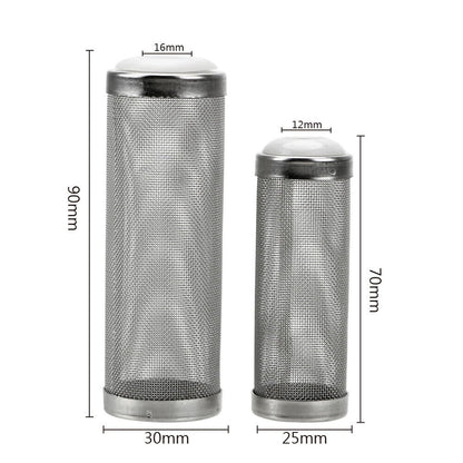 Aquarium Accessories Stainless Steel Filter Inflow Inlet Protect Shrimp Net Tool