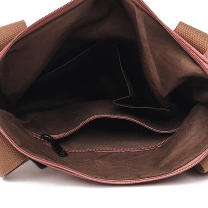 Women's Canvas Shoulder Bag Outdoor Shoulder Bag Women's Commuting Shoulder Bag