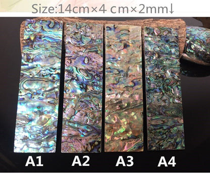 Abalone Shell Sheets Furniture Inlay Musical Instrument Accessories 14cm×4cm×2mm