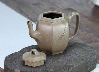 260cc chinese Yixing Handmade Zisha teapot Duan clay GongDeng Hu Gongfu Tea Pot