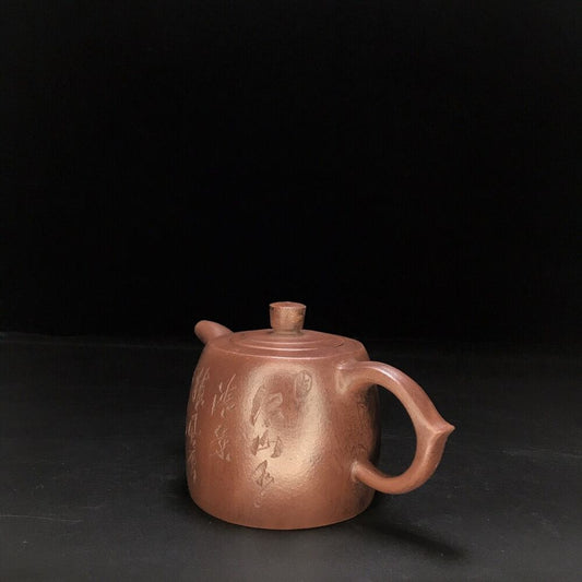 vintage chinese yixing purple clay teapot zisha ceremony teaware collection rare
