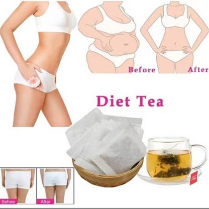 Natural Herbal Flat Tummy Tea Detox Blend Weight Loss & Fat Burner Slimming tea