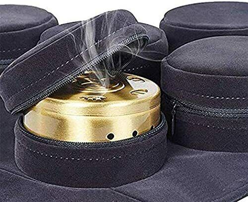 Copper Box Portable Moxibustion Bag Cloth Cover Thermal Insulation Moxibustion艾灸