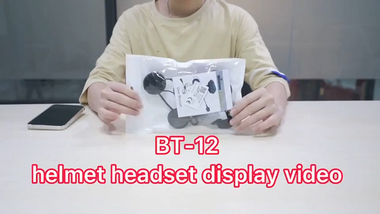 Motorcycle Helmet Headset Wireless Bluetooth Headphone Speaker Hands-Free BT-12