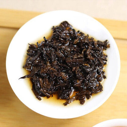 2010 Haiwan Lao Tong Zhi Old Comrade 908 Mini Pu'er Tea Cake Puerh Ripe 200g