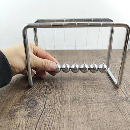 Newton Cradle Balance Steel Balls Desk Toy Science Pendulum School Teaching Tool