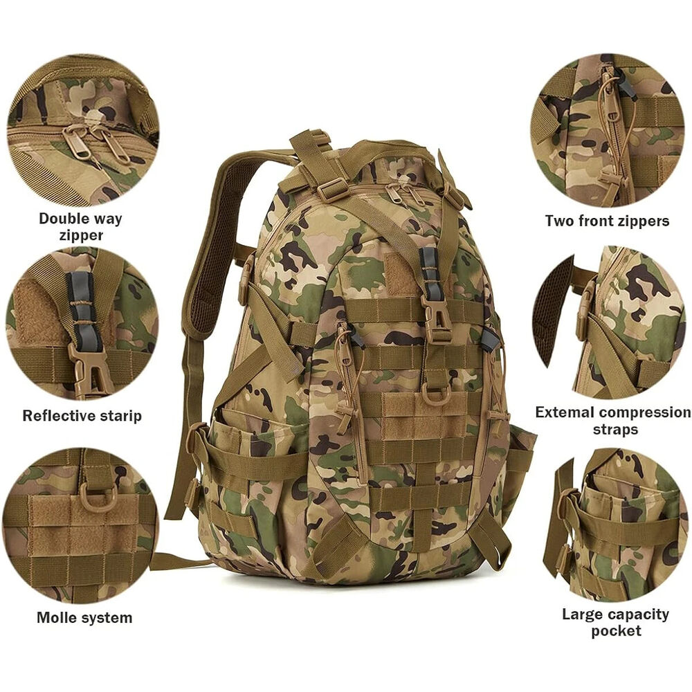 Tactical Backpack Men Hiking Backpacks Outdoor Travel Bags Climbing Rucksack Bag