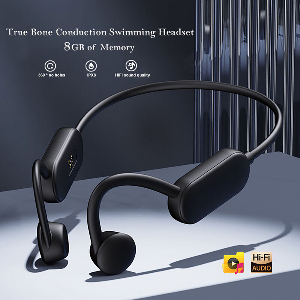 Bone Conduction Headphones Swimming Earphones Bluetooth 5.0 Headset IPX8 8GB MP3