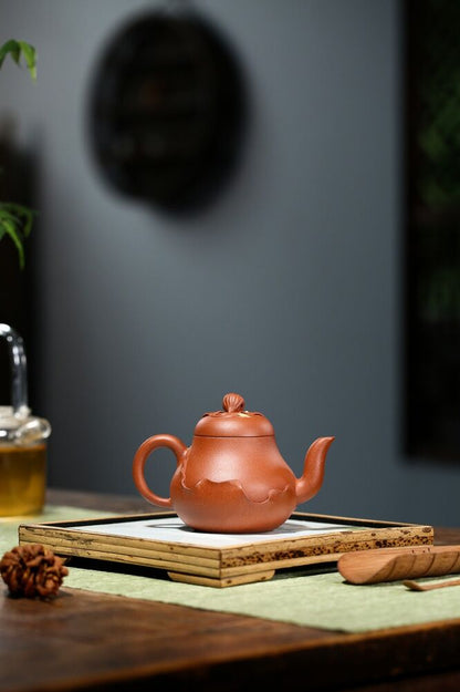 240cc chinese Yixing Handmade Zisha teapot JiangPoNi SiTing Hu Gongfu Tea Pot