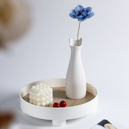 Nordic Style Cat Ear Ceramic Vase Modern Flower Vase(Flowers NOT Included)