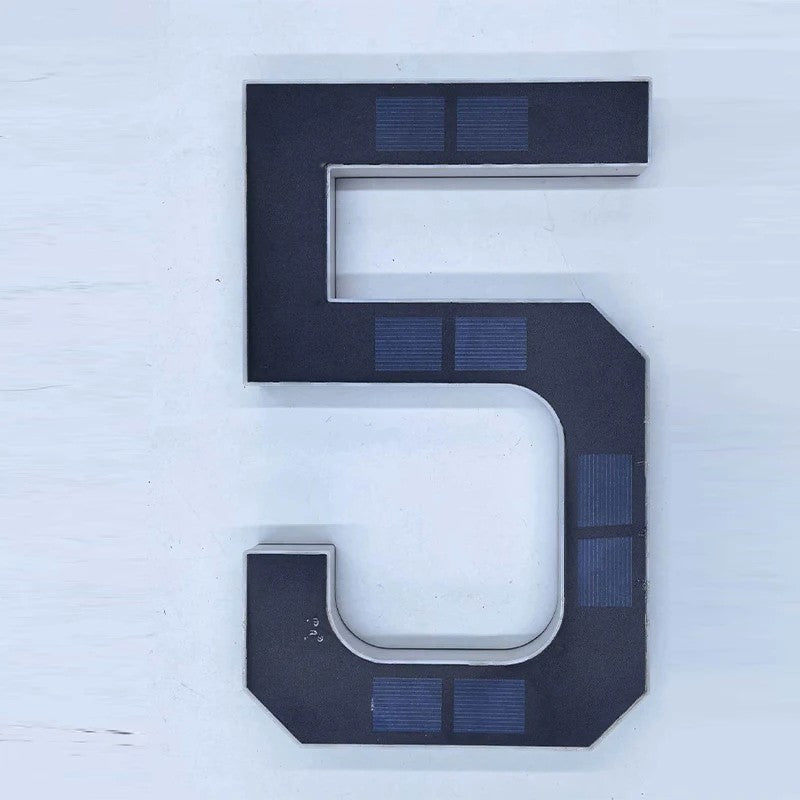 Solar House Number Lights Light Sensor House number Modern Led Address Sign