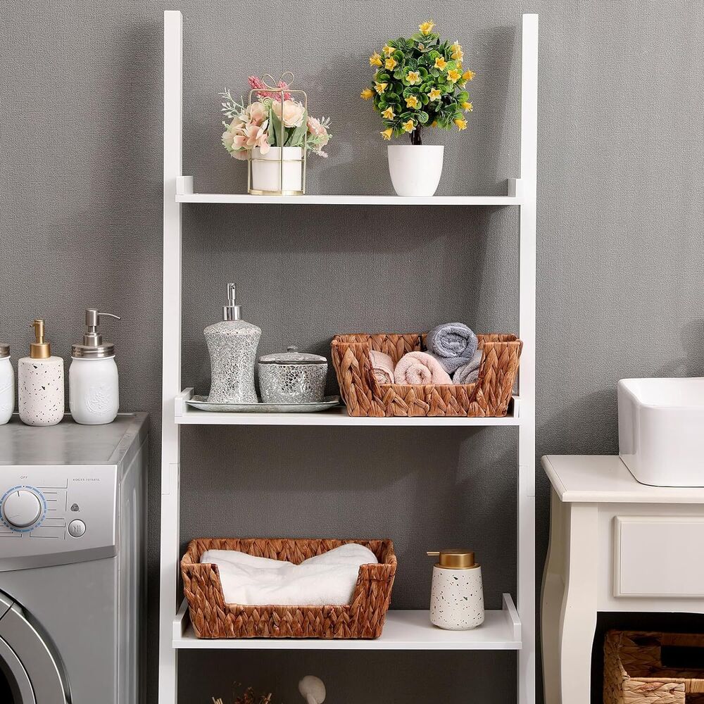 Handwoven Storage Baskets Natural Water Hyacinth Kitchen Bathroom Decoration