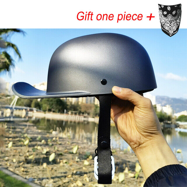DOT Motorcycle Open Face Helmets Quick Release Summer Adults Baseball Cap Gift