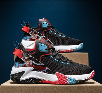 Trend 2022 new leisure sports flying woven basketball shoes