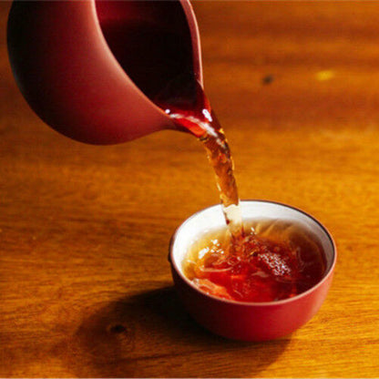 Yunnan Pu Erh Tea 357g Old Puer Tea Cake Menghai Ripe Tea Organic Healthy Drink
