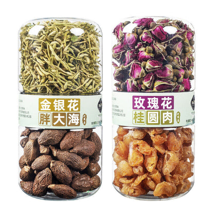 Mulberry Plump Sea Lotus Hawthorn Rose Jasmine Licorice Longan Prickly Pear Tea