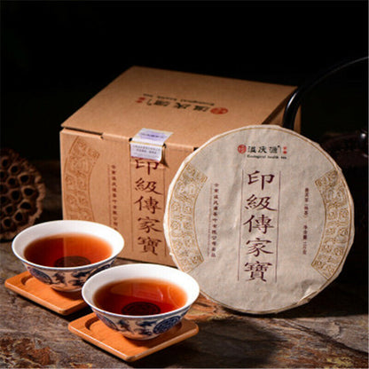 Puerh Tea Pu Er Cooked Tea Premium Palace Small Brick Puer Tea Green Food Yunnan