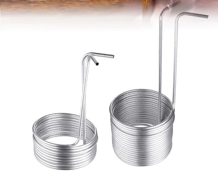 Wine Making Home Brewing Wort Chiller Immersion Tubes 7.8/8/15M Stainless Steel