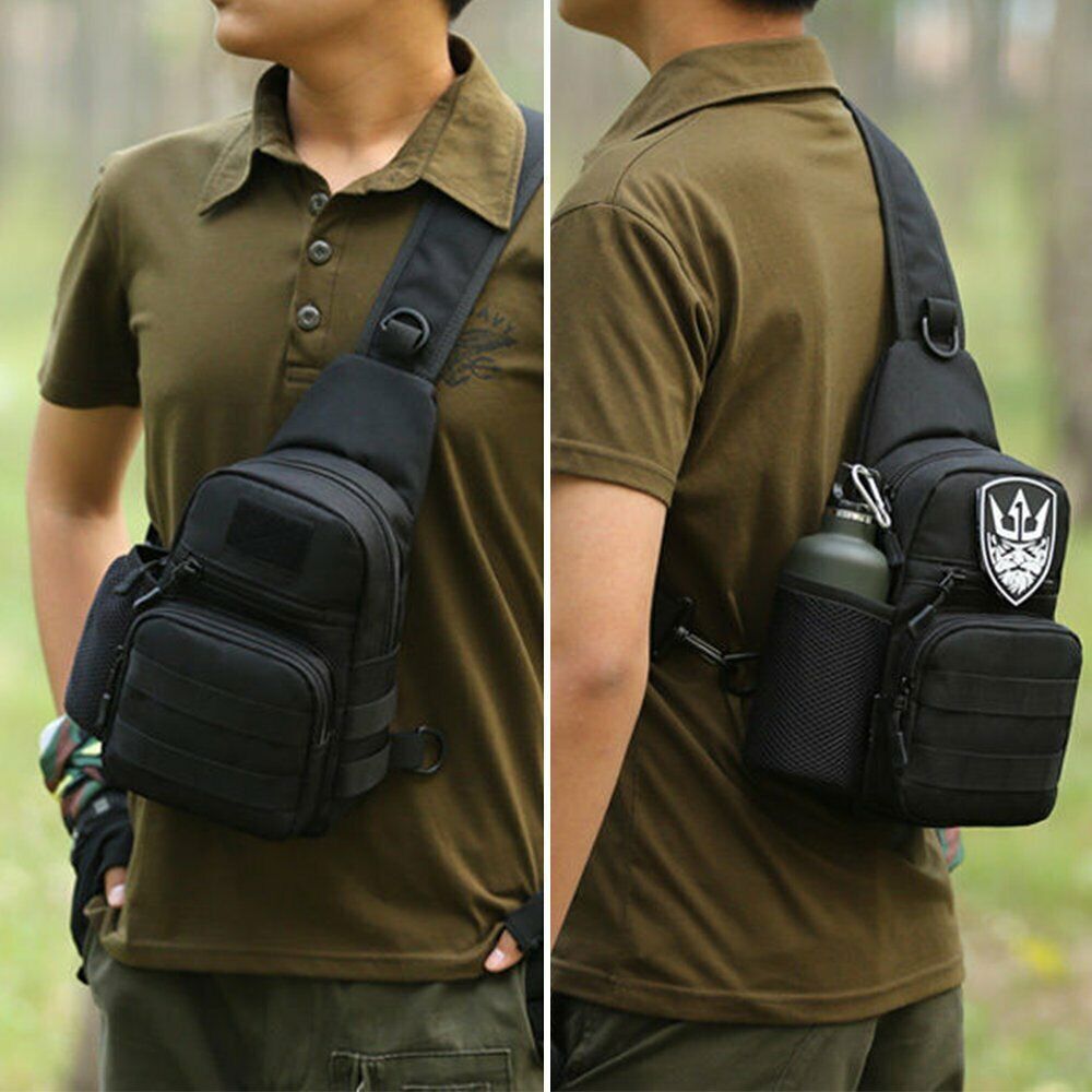 Tactical Chest Bag Backpack Men's Molle Crossbody Sling Messenger Shoulder Pack