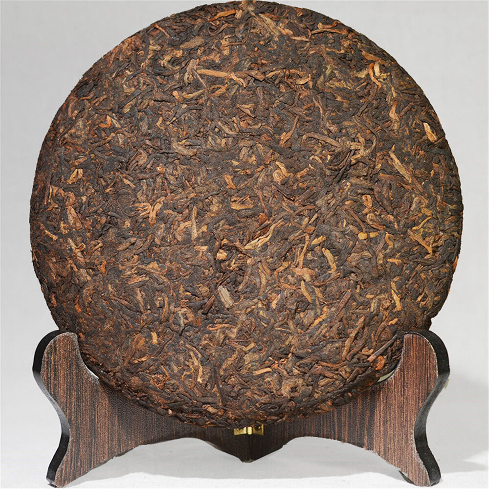 357g Premium Pu-erh Tea Cooked Tea Cake Ripe Tea Healthy Puer Tea Black Tea