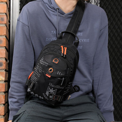 Small Backpack Shoulder Cross Body Bag Military Nylon Sling Chest Rucksack Bag