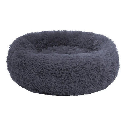 Cat Pet Beds Plush Round Kennel Dog Beddings Winter Warm Soft Mat Supply 40-50cm
