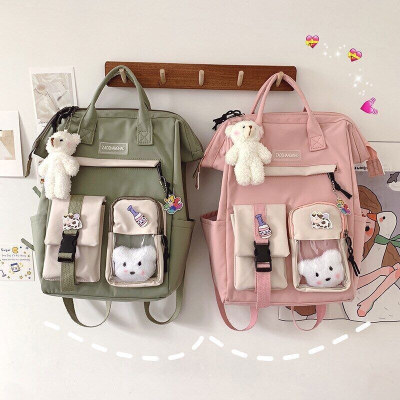 Schoolbag Girl Laptop Bag Travel Shoulders Bag For Women 2023