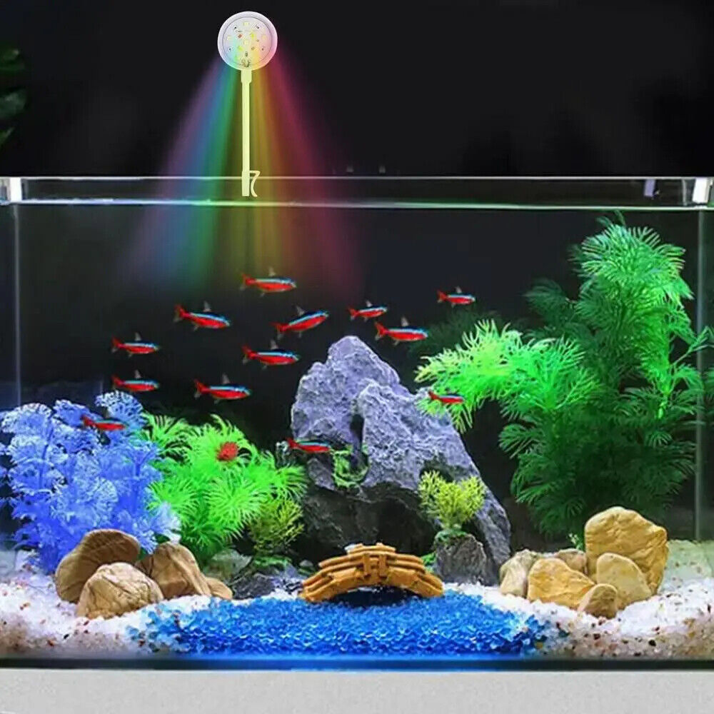 Aquarium Mini Lamps USB-Plug LED Fishbowls Landscaping Fish Tank Colorful Lights