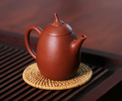 120cc chinese Yixing Handmade Zisha teapot JiangPo clay Eggplant Gongfu Tea pot