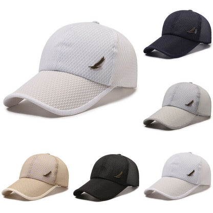 Sun Hat Adjustable Mesh Cap Quick Dry Baseball Cap Casual Summer Breathable